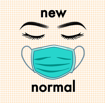 New Normal digital illustration graphic design health health care icon illustration pop art procreate psa