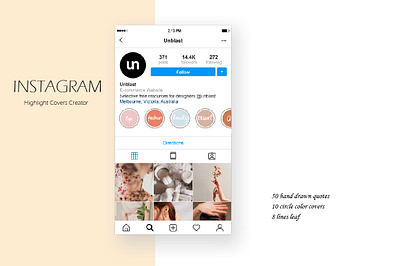 Instagram Highlight Cover Icons