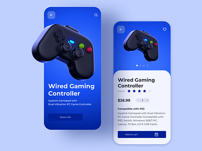 Controller 3d 3d art app concept app design appdesign appdesigner application cinema4d design gamer gamers inspiration interaction interface maxonc4d technology ui ui design user interface ux