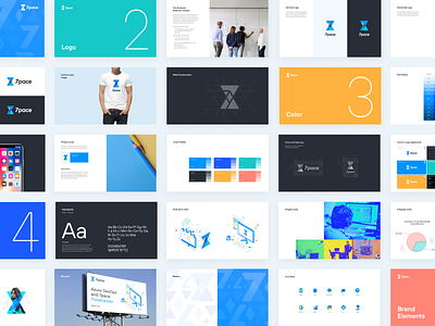 Brandbook agency branding brand brand guide brand guidelines brand identity design brandbook color palette guidebook guideline layout design manual mark typography ui unfold ux