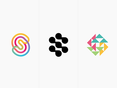 collection S 1 brand design fun gradient letter letter s line logo logotype minimal monogram