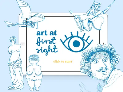 Art at first sight art deco art history artist illustration rembrandt simple illustration