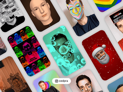 Overview - Instagram Filters animation ar ar filters augmented reality facebook filter filters game instagram mockup snapchat filter social media spark spark ar spark ar studio virtual reality