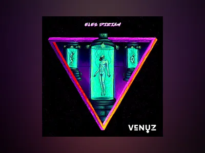 Venuz - rebELA - Eles Diziam alien band cyberpunk et illustration rock
