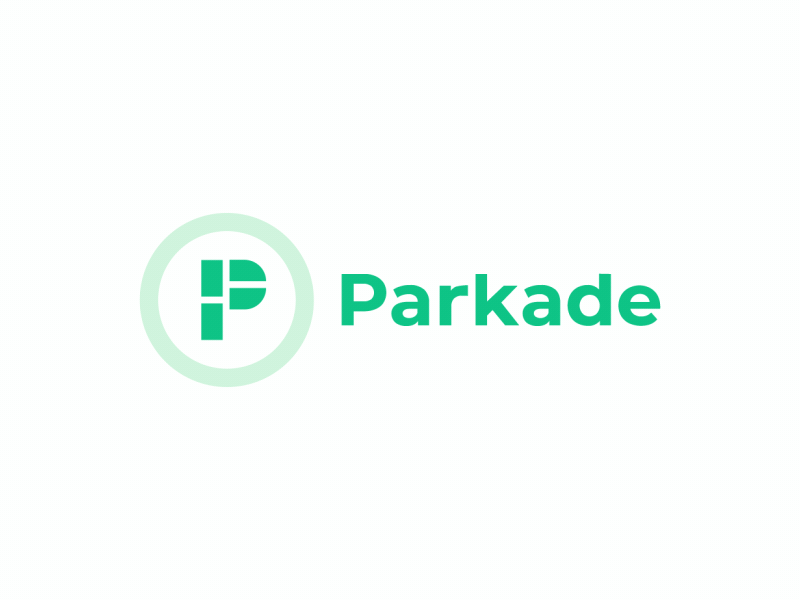 Parkade logo animation 2d 2d animation after effects animated animation animation logo design logo motion simple