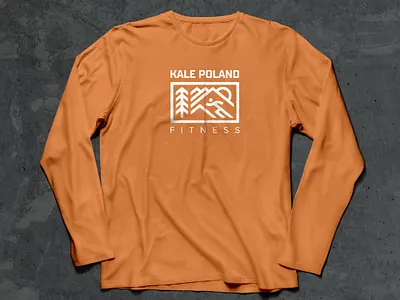 Kale Poland Fitness active branding exercise fitness health logo minimal nature outdoors running simple