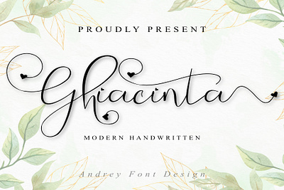 Ghiacinta art design font fontandroid fontdesign fonts fontstyle fonty graphicdesign handlettering handwritten lettering popularfont trendingfont type typedesign typeface typography typographydesign weddingfont