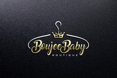 Boujee Baby Boutique Logo 3d art brand design brand identity branding branding design design flat graphic design icon illustration logo logo design logodesign logos logotype minimal signature