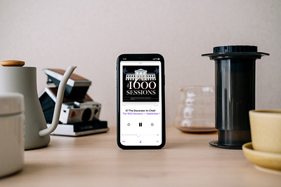 The 1600 Sessions Podcast Cover Image (Dribbble Weekly Warmup) adobe illustrator america branding design dribbbleweeklywarmup graphic design illustration illustrator logo podcast podcast art redesign the white house usa vector vector art white hosue