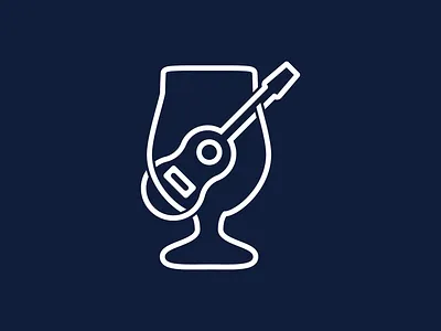Beer and Guitar adobe band beer branding design graphic guitar icon logo music musician vector