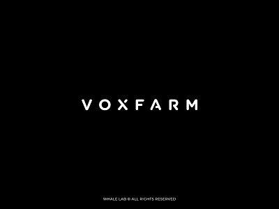 Brand Design | Voxfarm brand brand design brand identity branding graphic design lettering lettering logo lettermark logo logo design minimal minimalist logo rounded rounded font sound sound design voice voice over wordmark wordmark logo