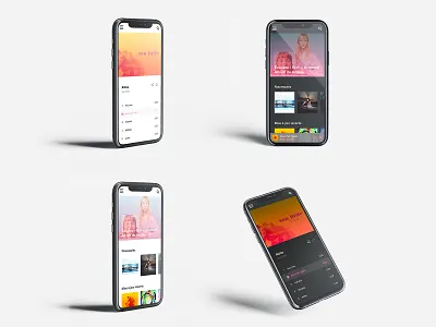 Music mobile application design adobe xd application application design artwork design music music app music art music player ui ui ux