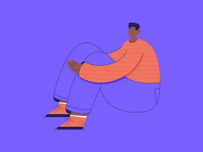 #1 2020 2d art 2d character 2dflat character concept design flat 2d geometric illustration procreate quarentine