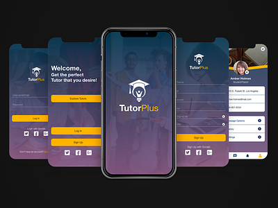 Mobile App UI Design app app design concept creative design education educational app graphic design minimal mobile app mobile app design modern design ui ui design uiux ux ux design