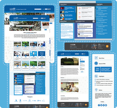 CCDB Climate Portal Website Design about us page climate climate change footer home page design illustration portal sidebar design sidebar menu sidebar navigation ui ui design web design website website concept website design website designing websites