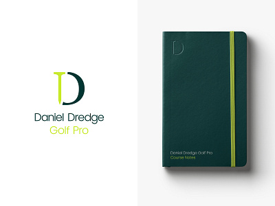 Daniel Dredge Golf Pro – Logo & Identity Design brand design branding clean d identity d lettermark d logo design golf ball golf business golf design golf logo icon logo lettermark logo design minimal sports logo