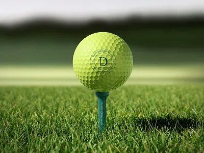 Daniel Dredge Golf Pro – Logo & Identity Design brand design branding clean d identity d lettermark d logo design golf ball golf business golf design golf logo icon logo lettermark logo design minimal sports logo