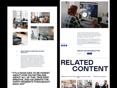 RingCentral Blog Redesign blog branding branding agency content strategy design system experience ui ux website
