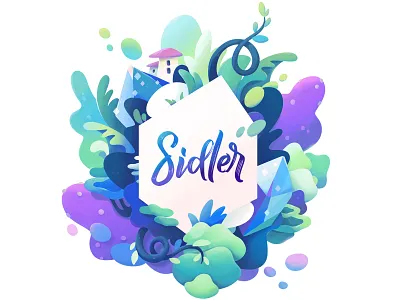 Wedding invitation design design illustration lettering zutto