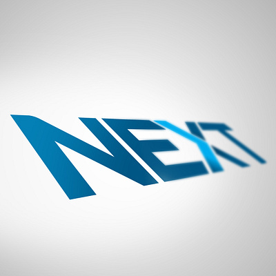 NEXT Logo arrow arrow logo blue