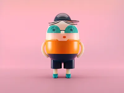 Meet "Chip" 3d 3dcharacter after effects blender blender3d boy character characterdesign chip