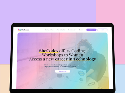 Landing page design uidesign webdesign website