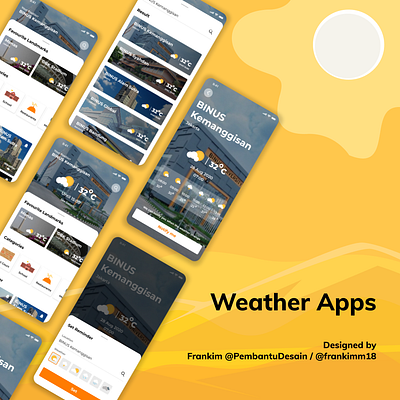 Weather Apps branding design illustration ui ui design uidesign uiux ux uxdesign weather weatherapps