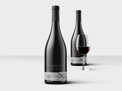 ExMurum / over the wall wine bottle branding label design logo package design packaging packaging design print print design wine wine label wine packaging