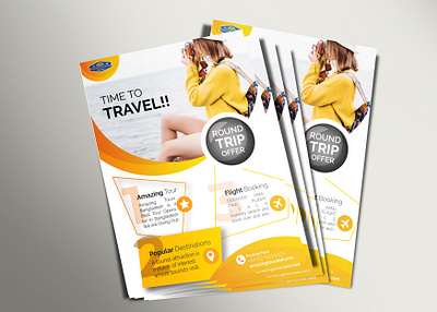 Travel Flyer adventure advertisement agency beach booking business company flight flyer holiday holiday flyer hotel island leaflet operator package pamphlet poster prospectus summer