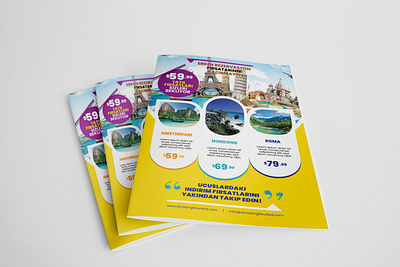 Travel Flyer adventure advertisement agency beach booking business company flight flyer holiday holiday flyer hotel island leaflet operator package pamphlet poster prospectus summer