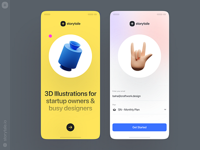 Humanity Illustrations ✌️ 3d app design colorful design humanity icons illustration objects product shapes storytale ui