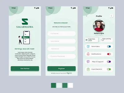 My college app app design logo ui