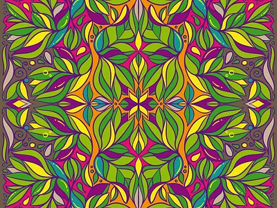 BackToNature design graphic idro51 illustration illustrator nature pattern patterndesign style