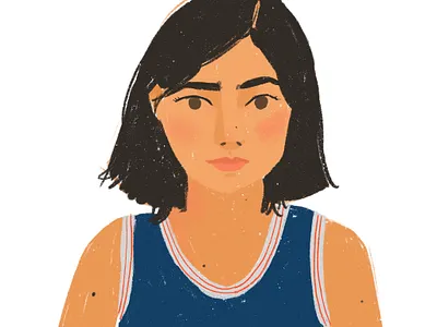 Dafne. digital digital illustration digitalart illustration ipad portrait portrait art portrait illustration portrait painting procreate app