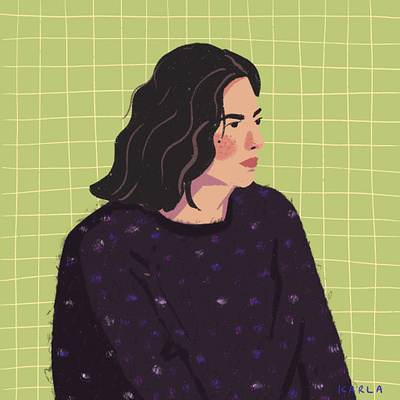 Ana Paula digital digital illustration digitalart illustration ipad portrait portrait art portrait illustration portrait painting procreate app