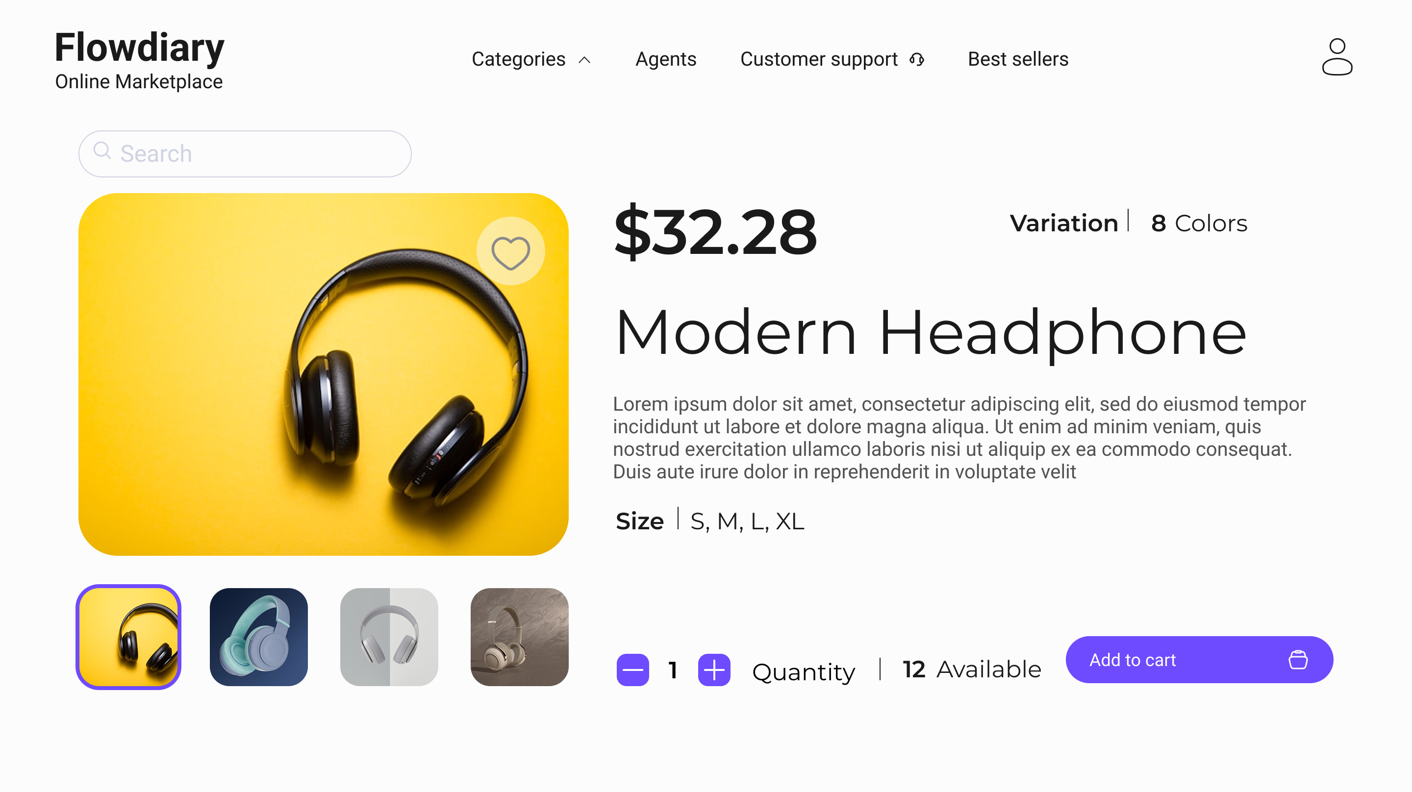 Example of 🚀 Online Marketplace UI Design 🎨