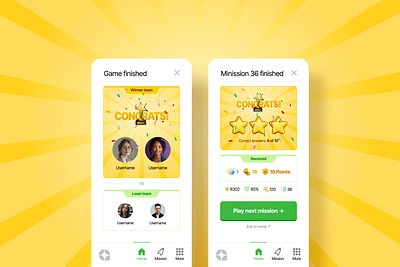 Apps Preview : Mission Complete apps design mission complete ui design