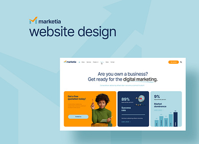 Marketing Website UI Design marketing ui design website