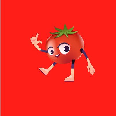 tomato character design branding design icon illustration landing page design logo logo design logodesign minimal ui design ux ux design vector web