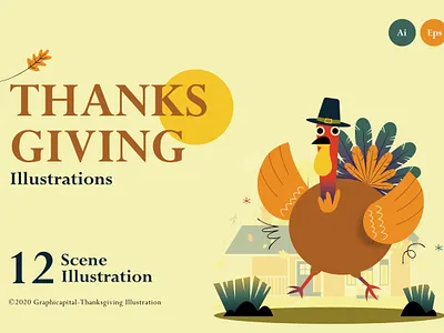 Thanksgiving Illustration Scenes character characterdesign design flatdesign illustration illustrations landing landingpage landingpagedesign landingpages page retro template thanksgiving thanksgiving day thanksgiving illustration uidesign vector vintage website