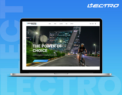 HERO LECTRO E-CYCLES UIUX Design : Lectro E-Bike Web Design branding cycle website hero lectro hero lectro uiux website website concept website design