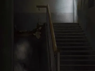 upstair to begin art concept art game art gameart graphicnovel interior architecture location