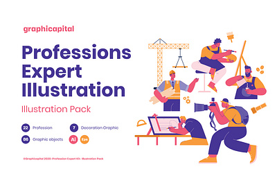 Profressions Expert Illustration Pack character characterdesign design expert flatdesign illustration illustrations landing landingpage landingpagedesign landingpages page professional professions template uidesign vector vectorillustration website worker