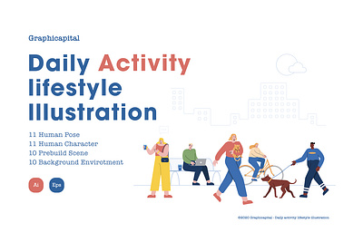 Daily Activity Lifestyle Illustration Landing Page activity character characterdesign dailyactivity dailyui design flat flatdesign illustration illustrations landing landingpage landingpagedesign landingpages page template uidesign vector vectorillustration website