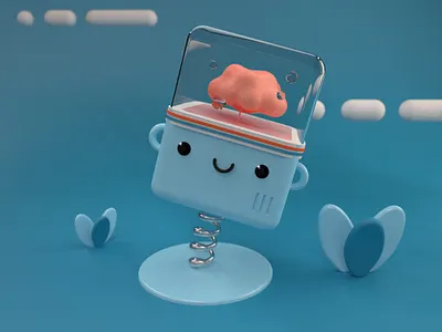 Sport Guy c4d cute illustration kawaii octanerender