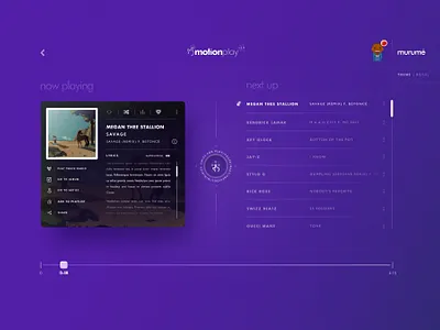 Motion Play v2 - Party Mode app design illustration ui ux vector web