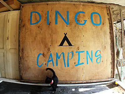 Camping Sign design sign