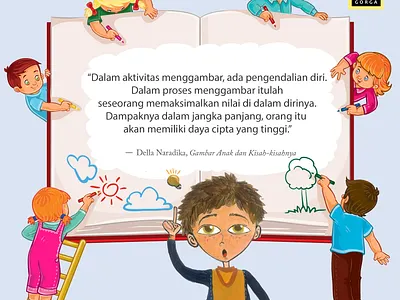 flyer untuk Penerbit Gorga design flyer illustration