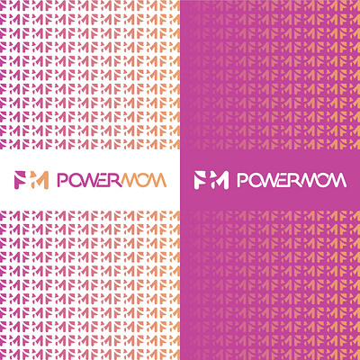 POWERMOM branding brandmark coach icon identity logo logodesigner logotype medical mom mother negative space logo negativespace physiotherapy power rehabilitation sport typographic vector woman