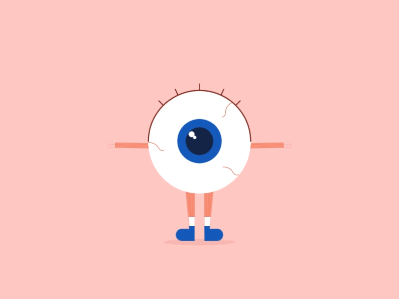 Happy eye 100daysmotiondesign adobe illustrator adobe photoshop principle sketch